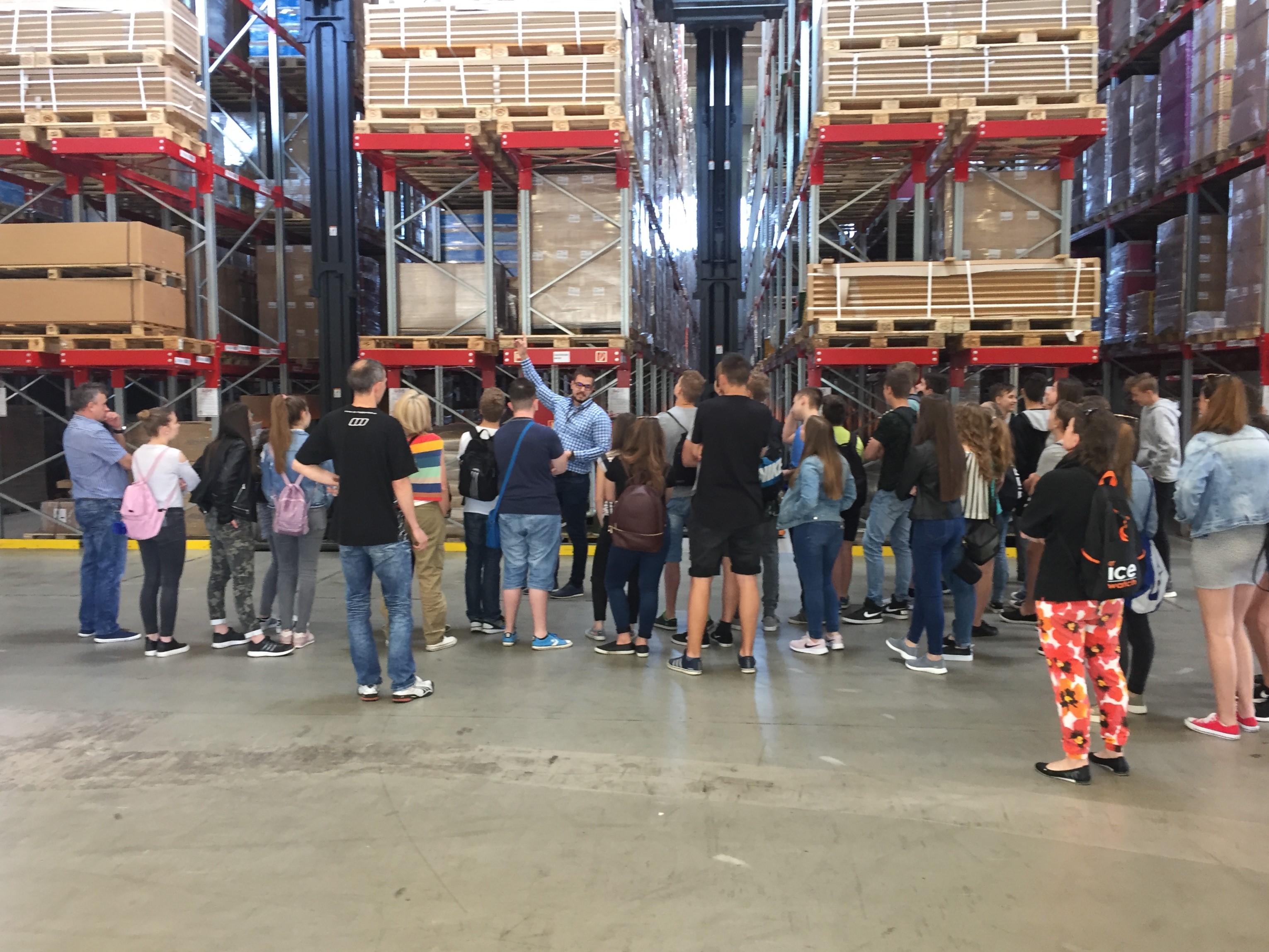 School visit at the site of K&V