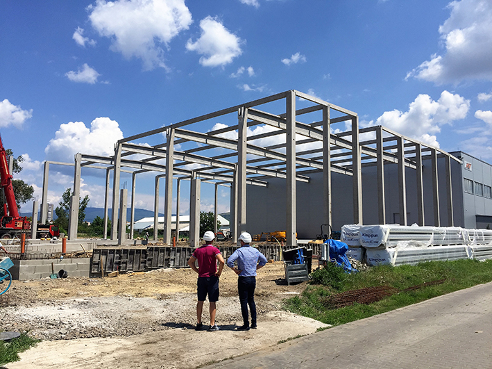 The new warehouse is ready in November